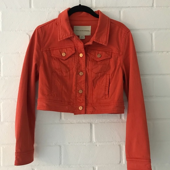 Pilcro and the Letterpress Jackets & Blazers - Pilcro and the Letterpress Orange Jacket size XS